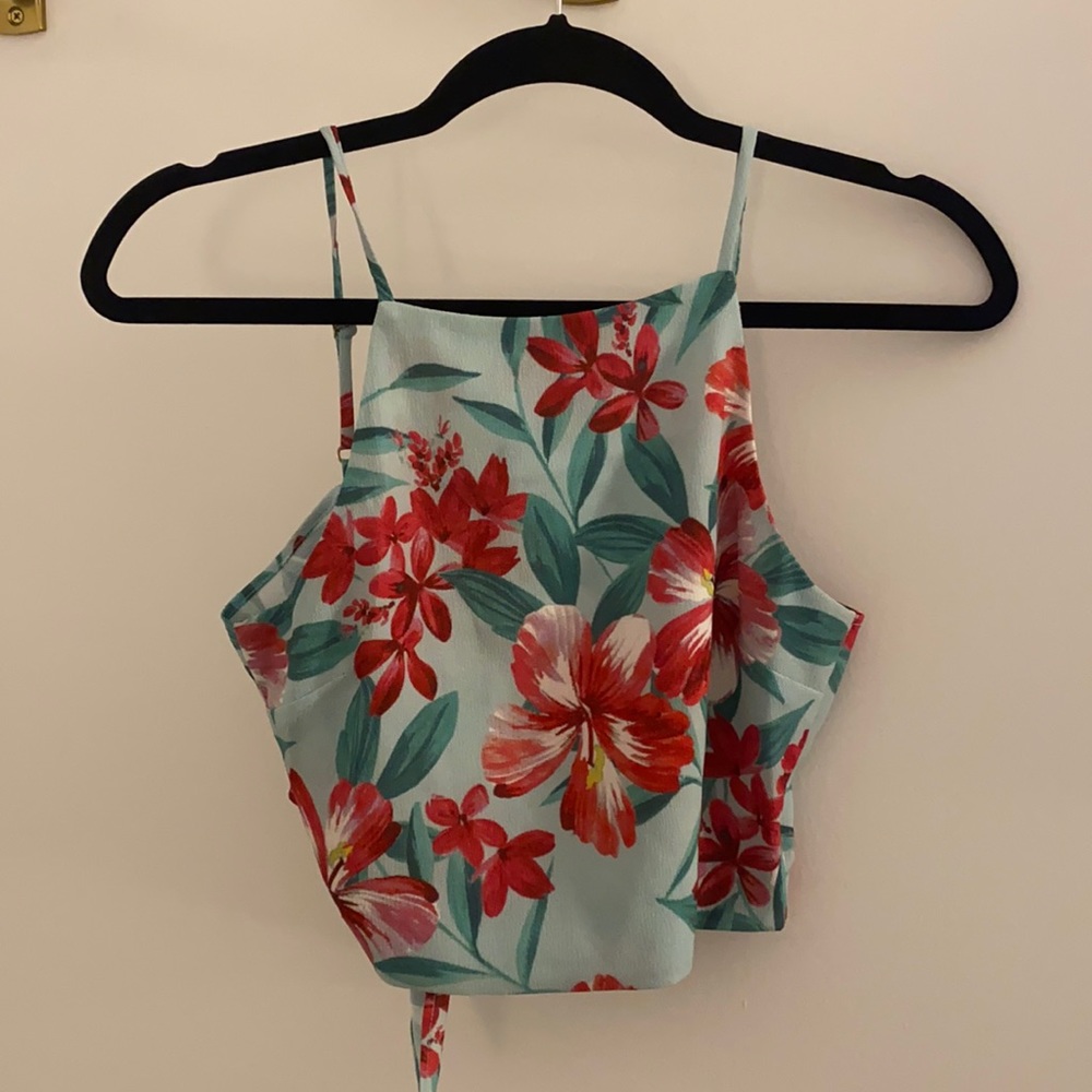 Show Me Your Mumu Floral Halter Top